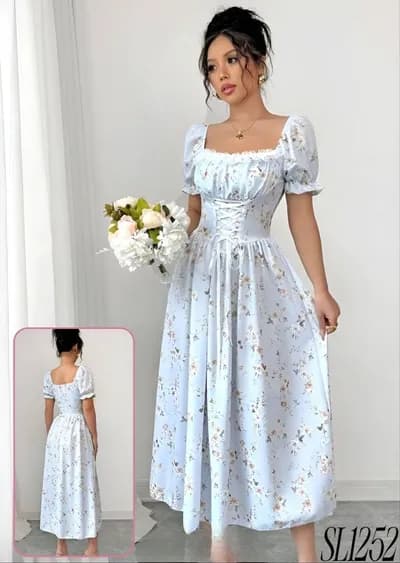 Soft Touch Waist Dress - 1252