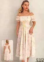 Soft Touch Waist Dress - 1252