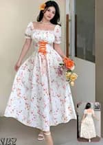 Soft Touch Waist Dress - 1252
