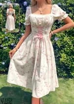 Soft Touch Waist Dress - 1252