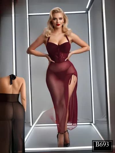 Elegant Lace Bodysuit B693